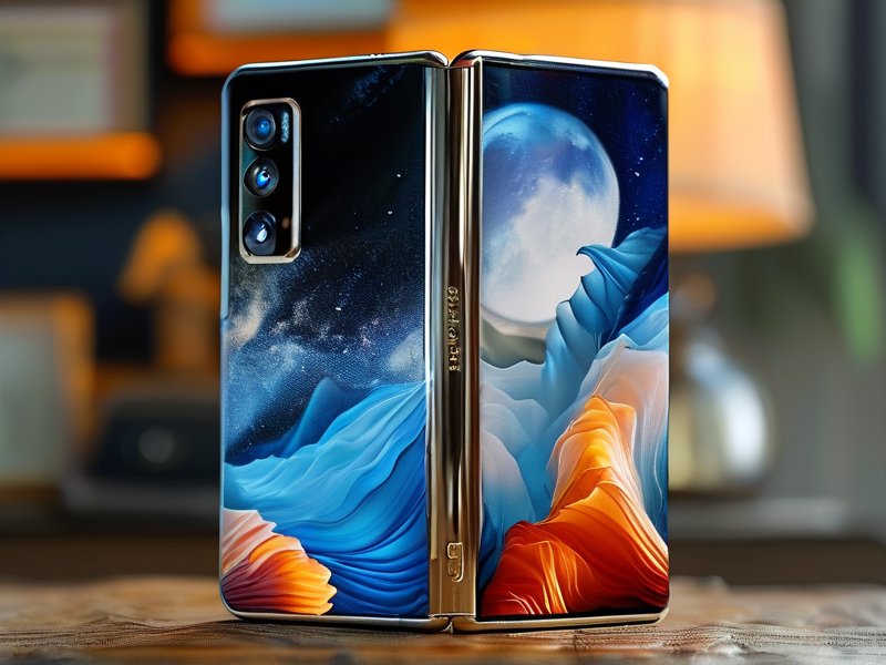 云端光影折叠屏，未来触手可及